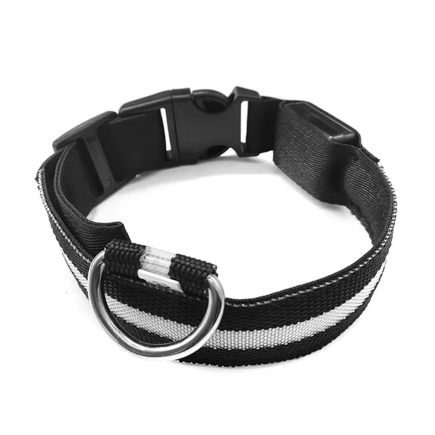LED Dog Collar Dog Safety Night Light Flashing Necklace Fluorescent Collars Pet Supplies Collar LED Lights Up