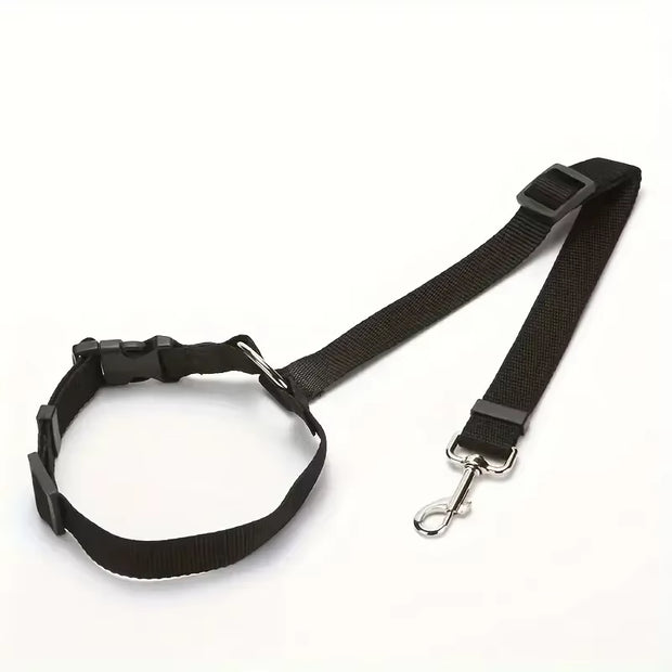 Pet Dog and Cat Seat Belt Car Headrest Restraint Adjustable Safety Rope Car Seat Belt Dog Accessorie for Small Dogs Pet Supplies