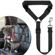 Pet Dog and Cat Seat Belt Car Headrest Restraint Adjustable Safety Rope Car Seat Belt Dog Accessorie for Small Dogs Pet Supplies