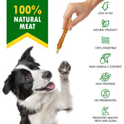 Cod Sticks Dog Treats Chicken Wrapped - All Natural Rawhide - Free & Grain Free Long Lasting Chews for Large & Small Dogs - Support Healthy Teeth & Skin Coat