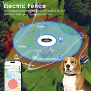IP67 Waterproof 4G GPS Pet Tracker Collar Real-Time Tracking,Anti-Lost Locator for Dogs Fashionable Neck Collar Pet Tracker