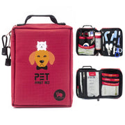 Pet First Aid Kit for Outdoor Use; Outdoor Home Portable Cat and Dog Care Bag