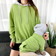 Miflame Casual Dog Matching Owner Set French Bulldog Corgi Pug Hoodies Small Dogs and Owner Matching Outfits Family Pet Clothes