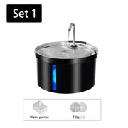 3L Cats Automatic Water Fountain with Transparent Window Ultra Silent Cat Drinking Water Fountain Mute Pet Dog Water Feeder