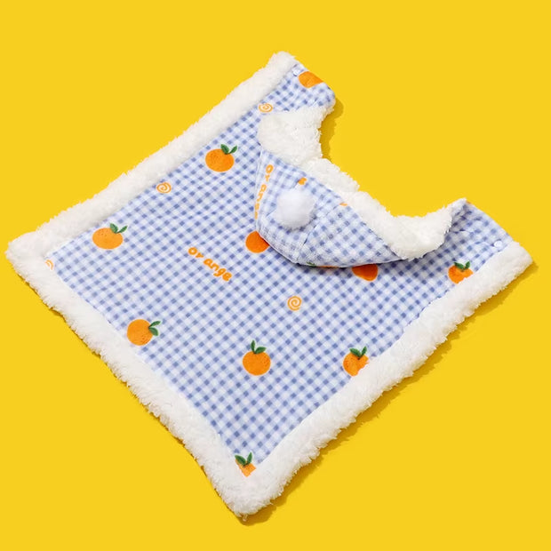 Autumn Winter Pet Dog Clothes Cloak Blanket French Bulldog Puppy Warm Windproof Jacket Sweaters for Small Dog Chihuahua Dog Coat