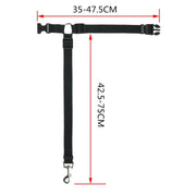 Pet Dog and Cat Seat Belt Car Headrest Restraint Adjustable Safety Rope Car Seat Belt Dog Accessorie for Small Dogs Pet Supplies