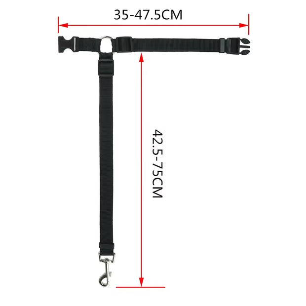 Pet Dog and Cat Seat Belt Car Headrest Restraint Adjustable Safety Rope Car Seat Belt Dog Accessorie for Small Dogs Pet Supplies
