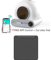 【English Version】 65L Automatic Smart Cat Litter Box Self Cleaning Fully Enclosed Cat Litter Box Pet Toilet Litter Tray